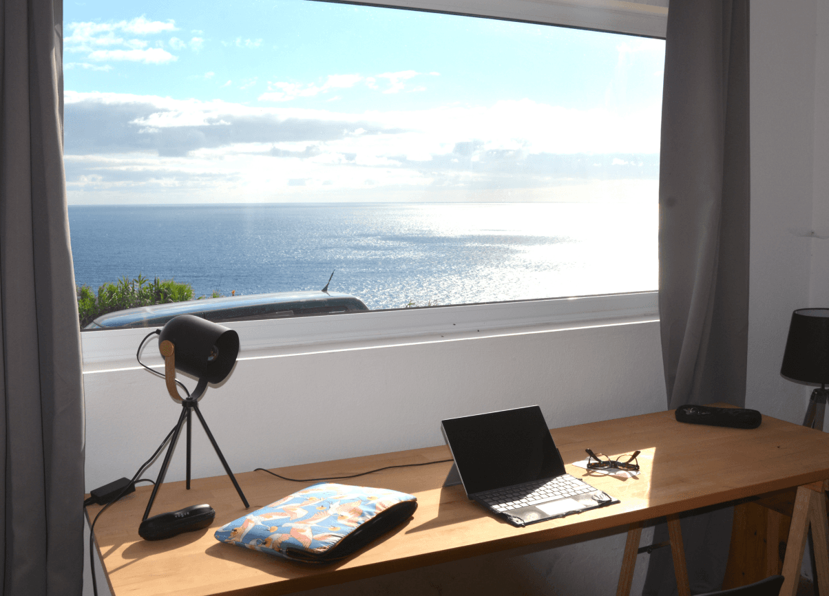 Living space at Casa Padoula