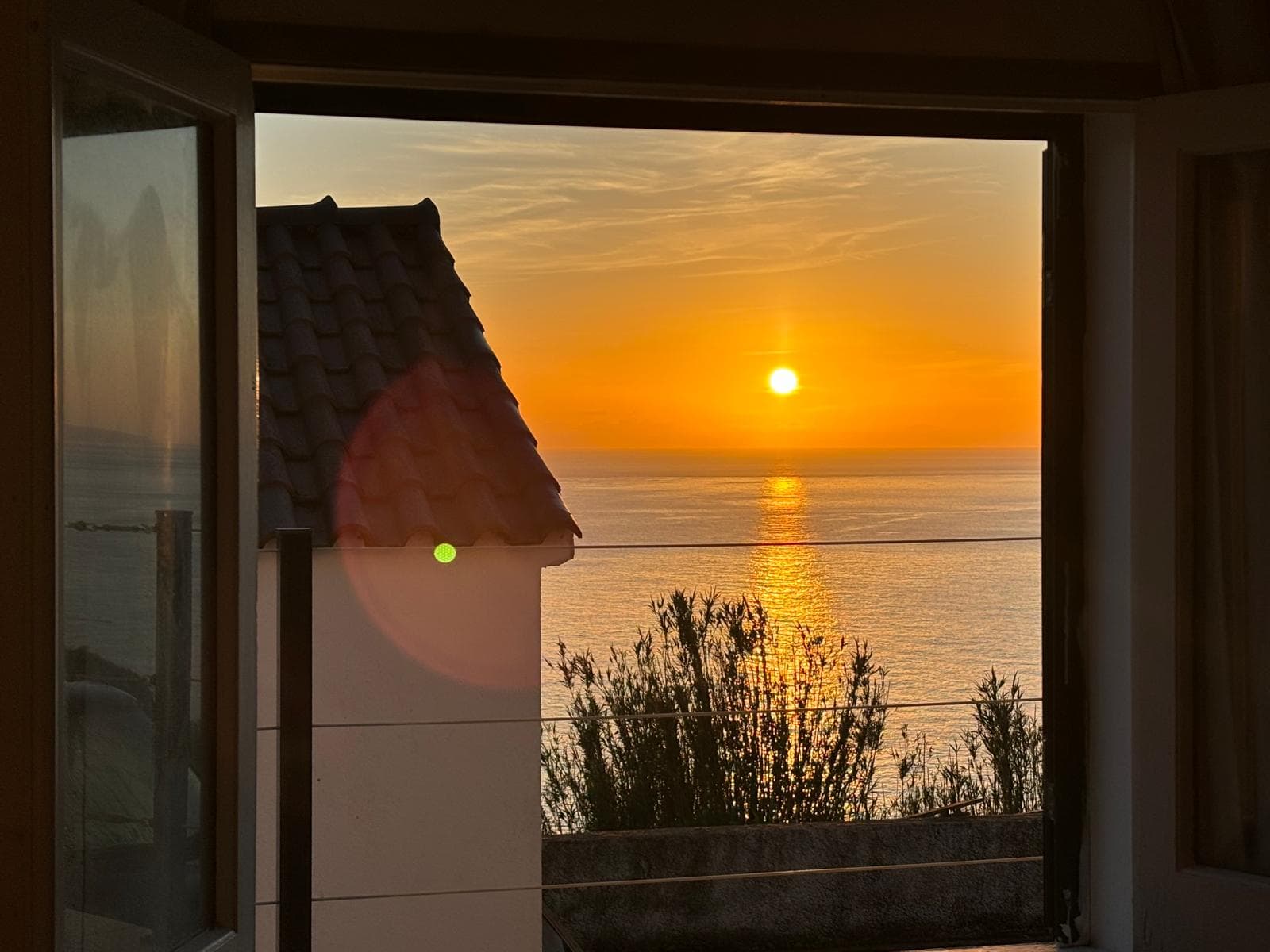 Beautiful sunset from the property